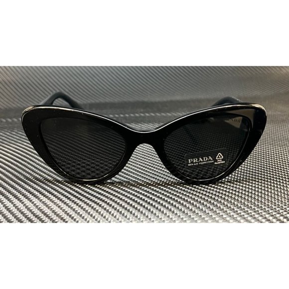 NEW! PRADA BLACK 52MM WOMENS SUNGLASSES! - Picture 2 of 5